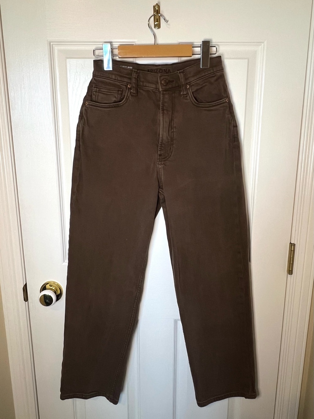 Arizona Jean Company Brown Straight Leg Jeans